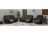 Skye Charcoal Electric Reclining Sofa Group – Contemporary Living Room Fabric Sofa Collection