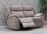 Lorenza Fabric Powered Two Seat Sofa with Pocket Sprung Seating – Champagne