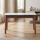 Turin Sintered Stone Extension Dining Table Walnut
