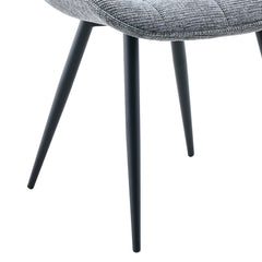 Set of 2 Symphony Dining Chair Dark Grey