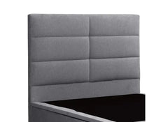Jessica Grey Storage Bed - headboard