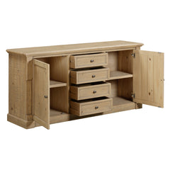 Chateau Rustic 2 Door 4 Drawer Sideboard