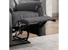 Palermo Anthracite Sofa - leg rest