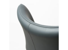 Contour Grey PU Stool - detail