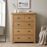 Dorchester Oak 2 over 3 Chest
