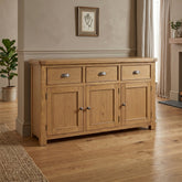 Dorchester Oak 3 Door Sideboard