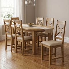 Dorchester Oak 160cm Dining Set