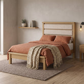 Dorchester Oak 4 ft6 Low End Bed