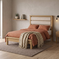 Dorchester Oak 4 ft6 Low End Bed