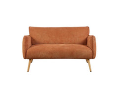 Piper 2 Seater Rust Fabric
