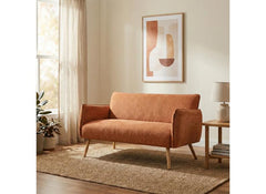 Piper 2 Seater Rust Fabric