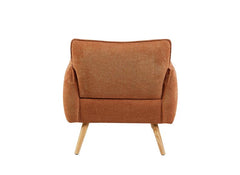 Piper Chair Rust Fabric