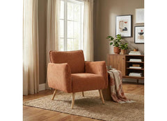 Piper Chair Rust Fabric