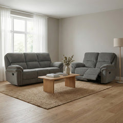 Westbury Manual Reclining 3+2 Suite Stone