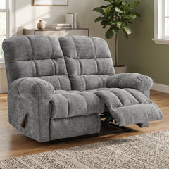 Cloud 2 Seater Recliner Graphite