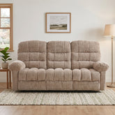 Cloud 3 Seater Recliner Beige