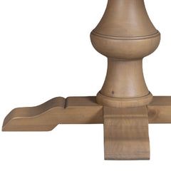 Chateau Rustic Round 120cm fixed Dining Table