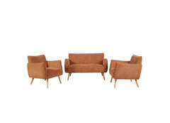 Piper 2+1+1 Rust Fabric