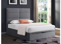 Jessica Grey Storage Bed - closed