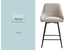 Oscar Fabric Counter Stools