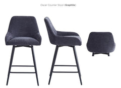 Oscar Fabric Counter Stools