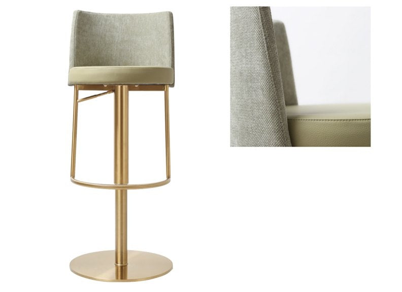 Vogue Fusion Fabric/PU Bar Stool