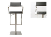 Tempo Grey PU Stool - c/o