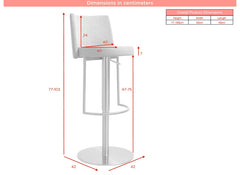 Vogue Bar Stool - dimensions