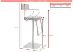 Tempo Stool - dimensions