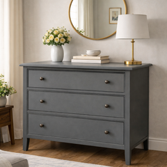 Handcrafted Painted Chest of Drawers – Floor Model