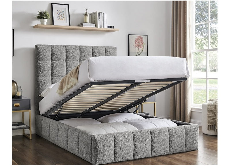 Starla Grey Storage Bed - room