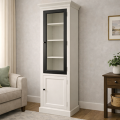 Handcrafted Painted Display Cabinet – Floor Model