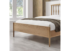 Juno Oak Bed - footend