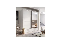 Alpha Mirrored Wardrobe - 2