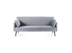 Andi Grey Sofa Bed - open - c/o