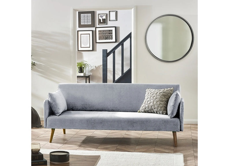 Andi Grey Sofa Bed - closed - room