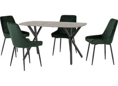 Athens Table W/Avery Dining Chair Set