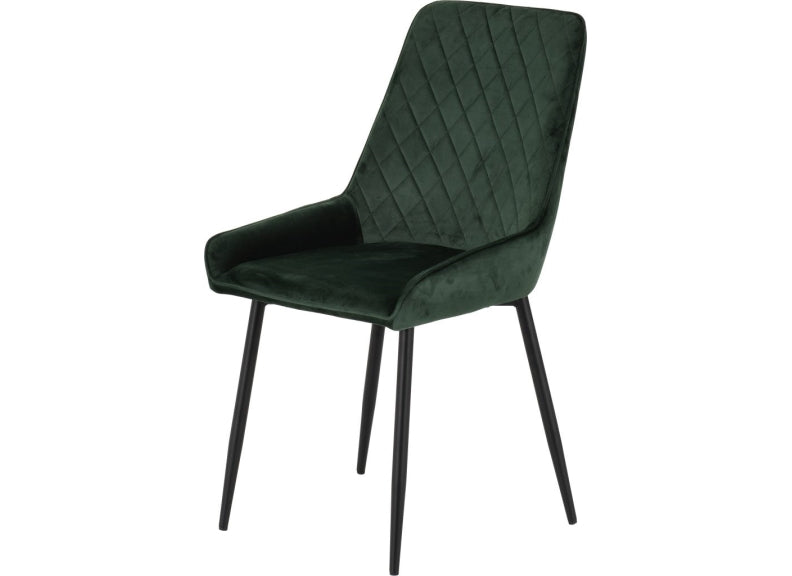 Avery Green Velvet Chair - 1