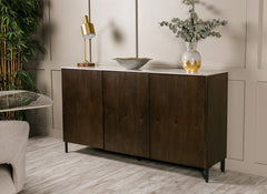 Aryia Dark Wood Sideboard - room