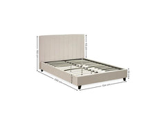Aylen Oatmeal Bed - dimensions