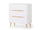Alicia White Three Drawer Cherst