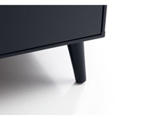 Alicia Anthracite Wardrobe - leg