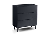 Alicia Anthracite Three Drawer Chest