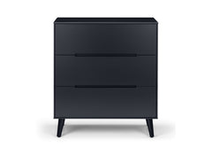 Alicia Anthracite Three Drawer Chest - 1