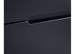 Alicia Anthracite Six Drawer Chest - handle detail