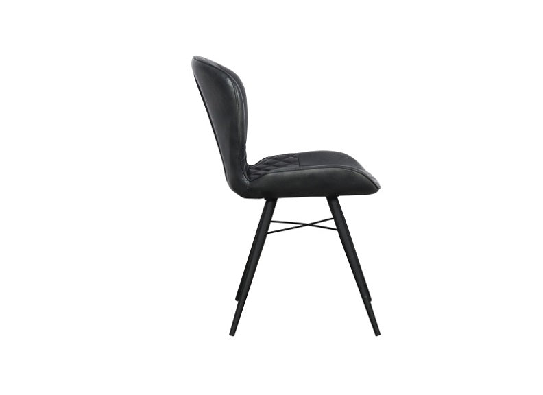 Armory Grey Dining Chair - side