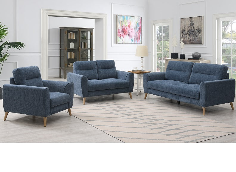 Anderson 3SS+2SS+SS Blue Sofas