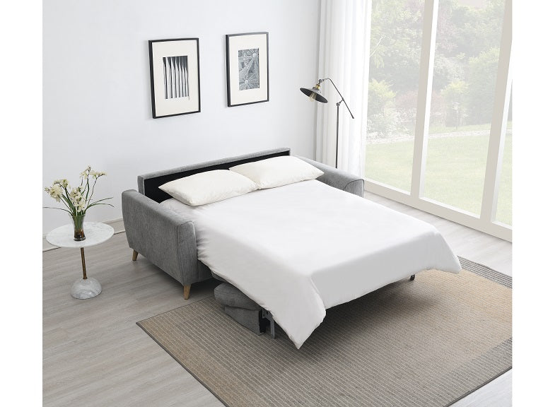 Anderson Grey Sofa Bed - open