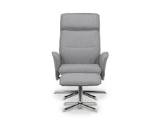 Aria Fabric Recliner W/Stool - 1