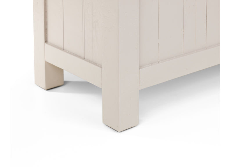 Aspen Grey Storage Bench - leg